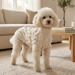 Pom-Pom dog sweater
