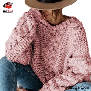 Knitted sweta kwa wanawake