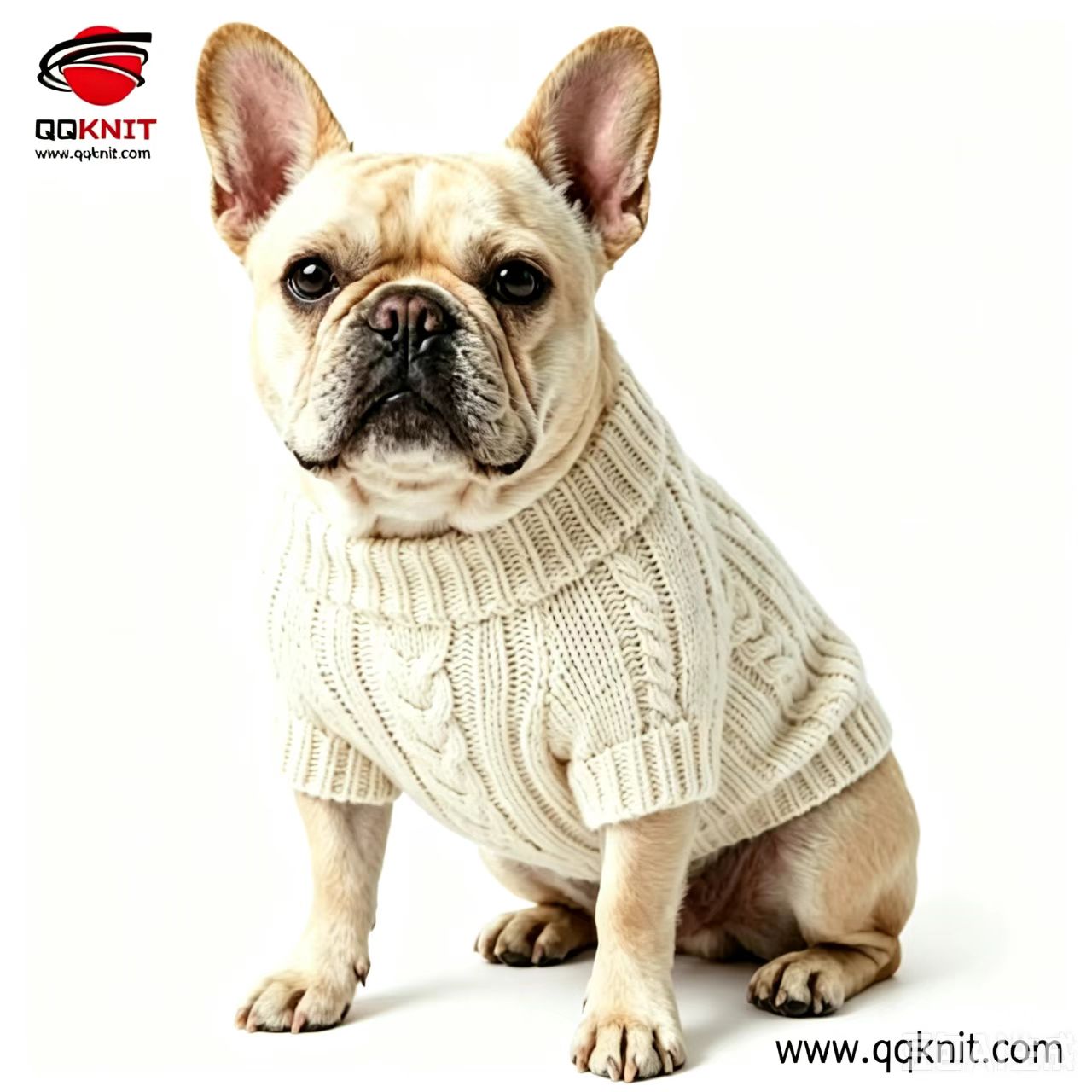 Cream Puppy Sweater